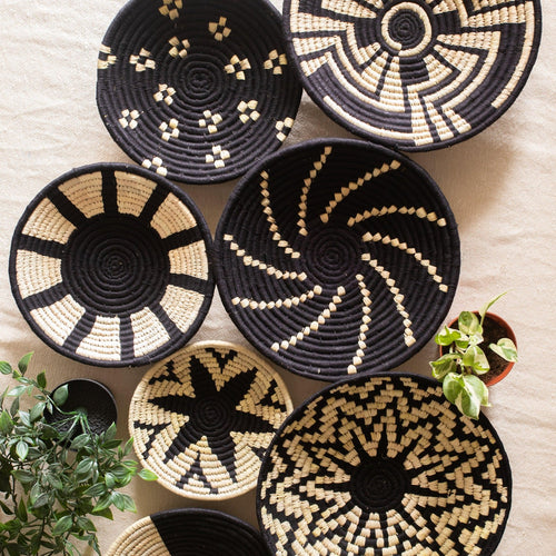 Starry Night 2.0 Handwoven Sabai Baskets-Sabai baskets-House of Ekam