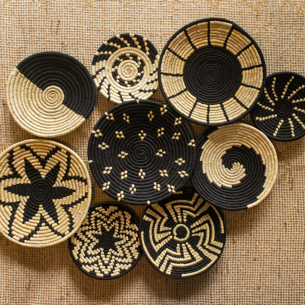 Starry Night 3.0 Handwoven Sabai Baskets-Sabai baskets-House of Ekam