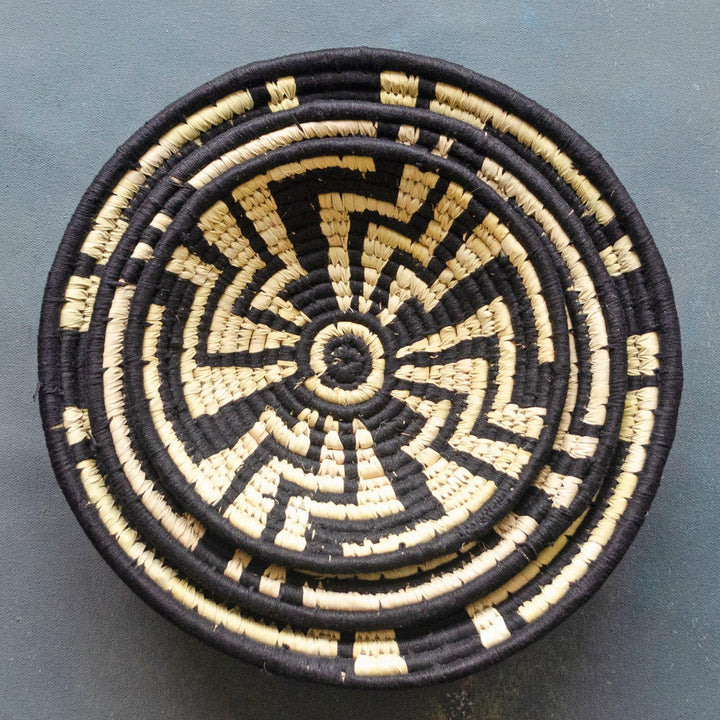 Starry Night Handwoven Sabai Baskets-Sabai baskets-House of Ekam