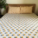 Sun & Moon Double Bedsheet With Pillow Cover-Bedsheets-House of Ekam