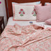 Tarini Amara Reversible Hand Blockprint Double Bed Quilt-Quilt sets-House of Ekam