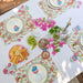 Tarini Floral Table Linen Set with Napkins-Table Runners-House of Ekam