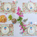 Tarini Floral Table Linen Set with Napkins-Table Runners-House of Ekam