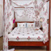Tarini Two Buti Blockprint Double Bedsheet With Pillow Cover-Bedsheets-House of Ekam