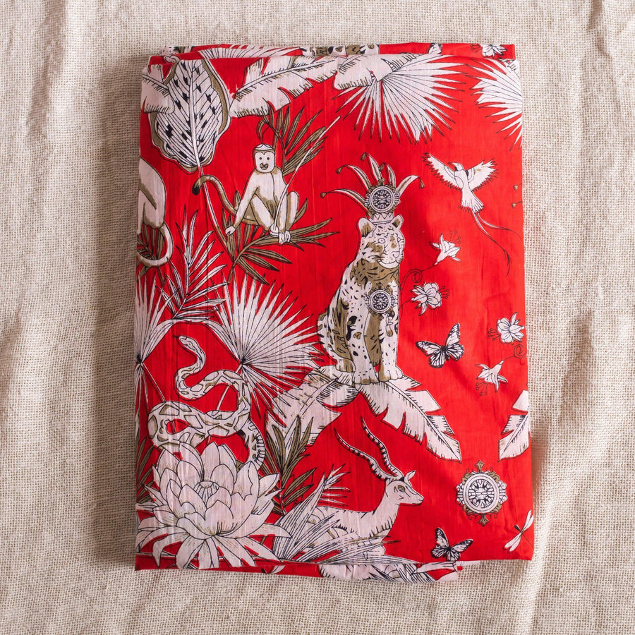 Cotton Cloth Material - Hand block printed cotton fabrics  House of Ekam