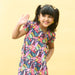 Tropadelic Multicolor Girls Dress-Kidswear-House of Ekam