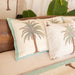 Tropical Date Palm Blockprinted Bedcover-Quilt sets-House of Ekam
