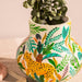 Tropical Safari Handpainted Paper Mache Vase-Vases-House of Ekam