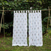 Vrinda Blockprint Cotton Slub Curtain-Curtains-House of Ekam