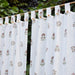 Vrinda Blockprint Cotton Slub Curtain-Curtains-House of Ekam