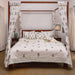 Vrinda Blockprint Double Bed Quilt-Quilt sets-House of Ekam