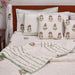 Vrinda Blockprint Double Bed Quilt-Quilt sets-House of Ekam
