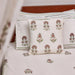 Vrinda Blockprint Double Bedsheet With Pillow Cover-Bedsheets-House of Ekam