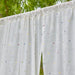 White & Multicolor Shutor Saaj Jamdani Cotton Handloom Curtain-Curtains-House of Ekam