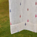 White Padma Jhalok Jamdani Cotton Handloom Curtain-Curtains-House of Ekam