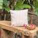 White and Red Rabari Work Kutch Handmade Cotton Cushion Cover-Cushion Covers-House of Ekam