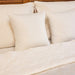 White on White Chintz Bloom Embroidered Quilt-Quilt sets-House of Ekam