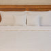 White on White Chintz Bloom Embroidered Quilt-Quilt sets-House of Ekam