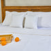 White on White Crossroads Abstract Embroidered Quilt-Quilt sets-House of Ekam