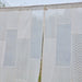 White on White Patchwork Handmade Cotton Curtain-Curtains-House of Ekam