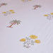 Yellow & Green Amaryllis Blockprint Double Bedsheet With Pillow Cover-Bedsheets-House of Ekam