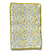 Yellow & Green Blockprinted Lemon Tea Towel Set-Tea Towels-House of Ekam