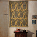 Yellow Paisley Machilipatnam Kalamkari Palampore Wall Art-Framed Wall Art-House of Ekam