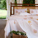 Yellow & Pink Malabar Blockprint Double Bed Quilt-Quilt sets-House of Ekam