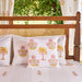 Yellow & Pink Malabar Blockprint Double Bedsheet With Pillow Cover-Bedsheets-House of Ekam