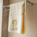 Yellow Tropical Coral Bath/Hand/Face Waffle Towel-bath towels-House of Ekam