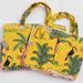 Yellow Tropical Safari Laptop Sleeve with Handle-Laptop Sleeves-House of Ekam