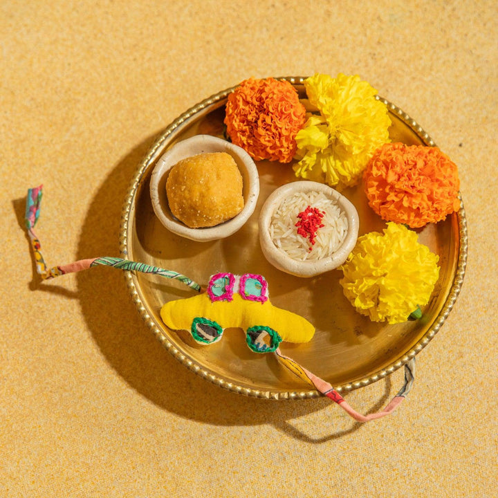 Zero Waste Car Rakhi-Rakhis-House of Ekam