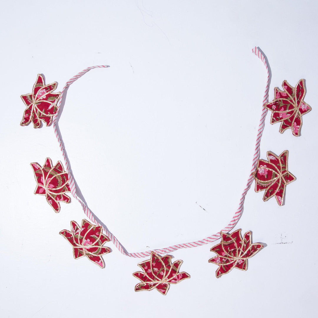 Zero Waste Pink Lotus Toran-Toran-House of Ekam