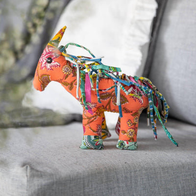 Zero Waste Unicorn Soft Toy with Tassels-Toys-House of Ekam