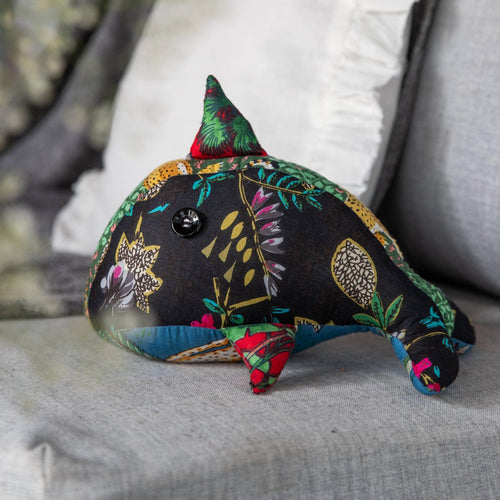 Zero Waste Whale Soft Toy-Toys-House of Ekam