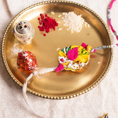 Zero Waste Yellow Fish Rakhi-Rakhis-House of Ekam