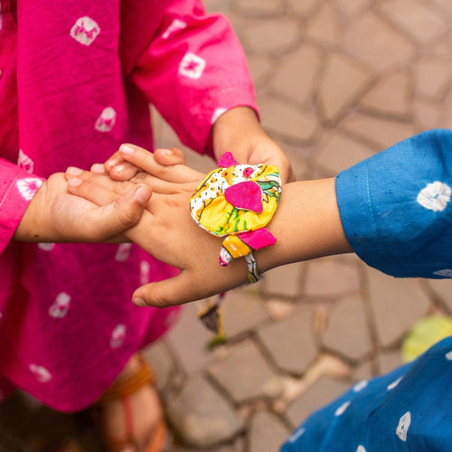 Zero Waste Yellow Fish Rakhi-Rakhis-House of Ekam