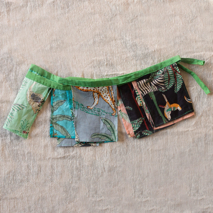 Zero waste tropical safari buntings-Buntings-House of Ekam